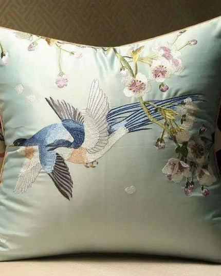 45x45/50x35cm Chinese Traditional Embroidered Bird Cushion Cover