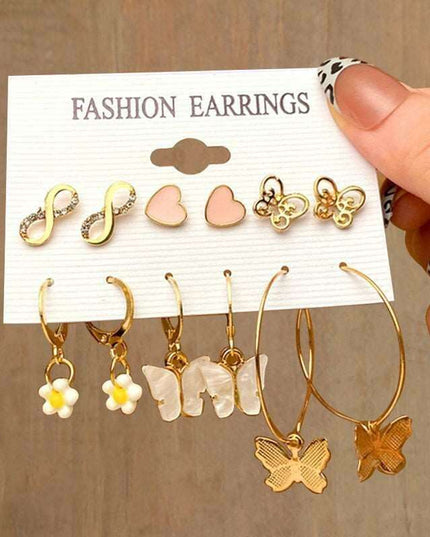 Playful Creatures Earring Set - A Fun Twist for Your Style
