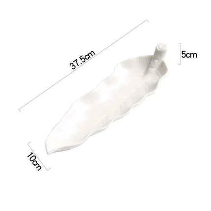 Elegant White Ceramic Dinnerware Set for a Luxurious Dining Experience