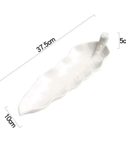 Elegant White Ceramic Dinnerware Set for a Luxurious Dining Experience