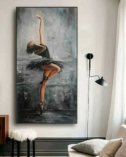 Graceful Ballet Dancer Canvas Art for Elegant Home Decor