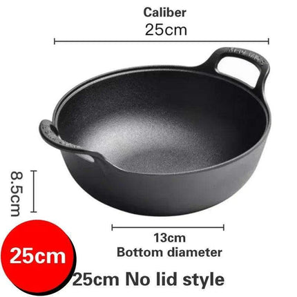 Traditional Asian Cast Iron Cooking Pot - Enhance Your Culinary Journey