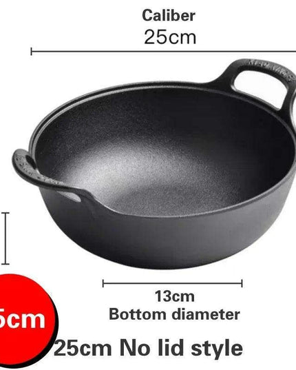 Traditional Asian Cast Iron Cooking Pot - Enhance Your Culinary Journey