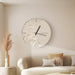 Lunar Glow Luminous Wall Clock - Stylish Silent Timepiece for Home and Restaurant