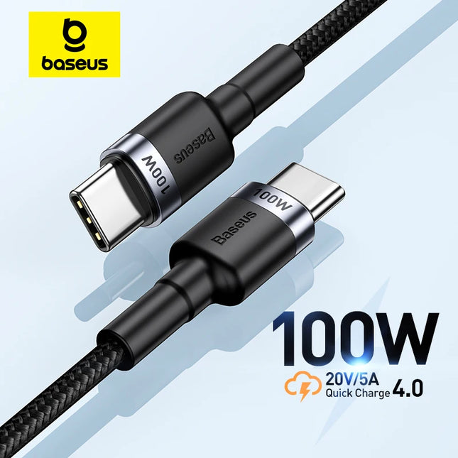 BASEUS 100W USB-C to USB-C Fast Charging Cable for iPhone 17/16
