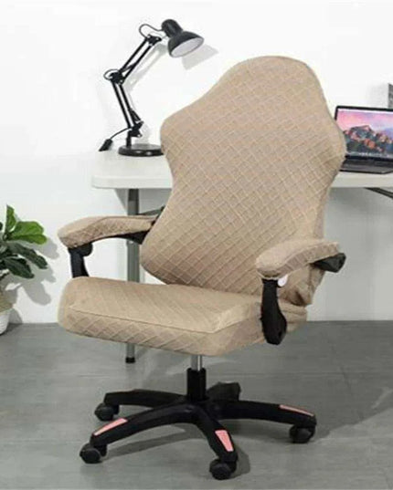 High Back Elastic Chair Cover for Office and Living Room