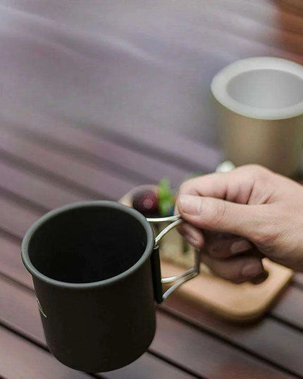 Ultralight Titanium Travel Mug by Widesea - Essential Drinkware for Outdoor Enthusiasts