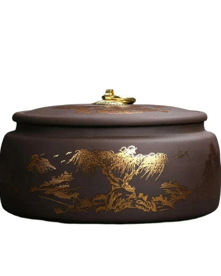 Premium Purple Clay Tea Storage Jar for Optimal Pu'er Tea Preservation