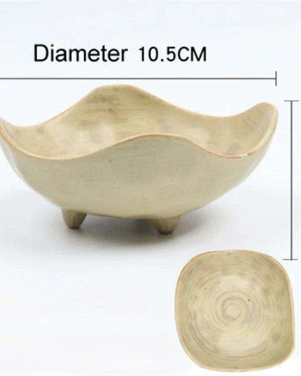 Chic Ceramic Soy Sauce Dipping Dish Set with Multi-Purpose Serving Tray