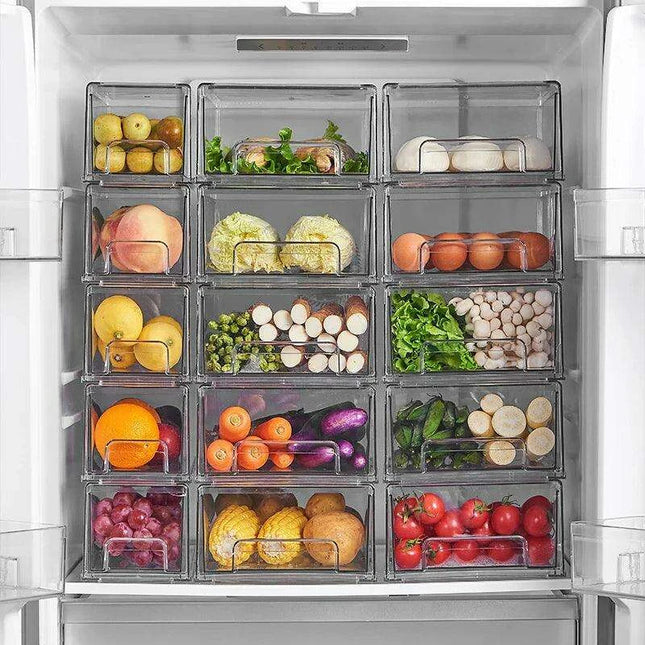 Fridge Organization Freshness Container - Ultimate Storage Solution for Neat Refrigeration