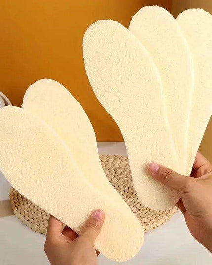 Plush Heated Insoles for Ultimate Winter Warmth - Cashmere-Like Thermal Shoe Pads for Cold Adventures