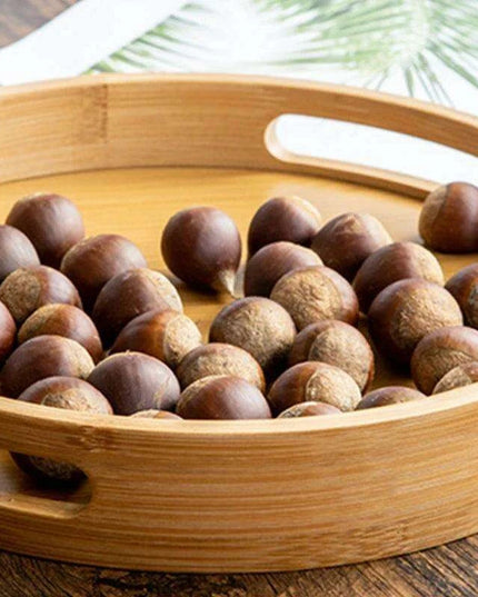 Eco-Friendly Wooden Tray Set for Tea Ceremonies - Versatile Serving Solution with Coasters