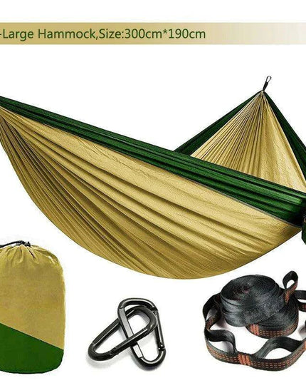 Zowee Ultimate Adventure Hammock Set with Tree Straps & Heavy-Duty Carabiners | Ultra-Durable Parachute Nylon