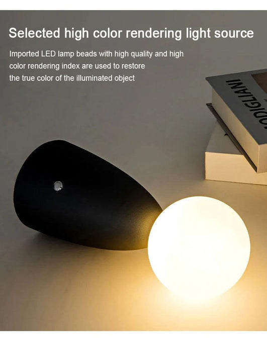 Swordsman Rechargeable Touch Dimming Desk Lamp - Modern Elegance for Home and Office