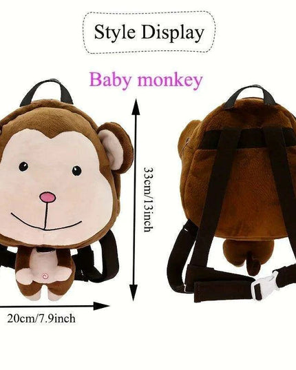 Charming Toddler Animal Backpack with Safety Leash for Secure Adventures