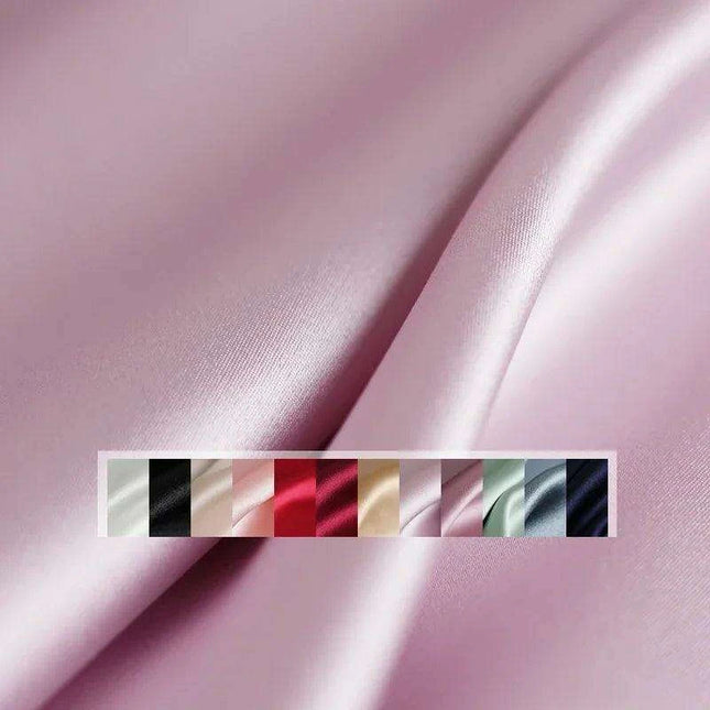 Opulent Red Raspberry 30 Momme Heavy Satin Silk Fabric for Sophisticated Dressmaking and Couture Creations