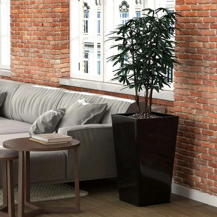 Elegant Duo of Contemporary Outdoor Planters for Stylish Gardening