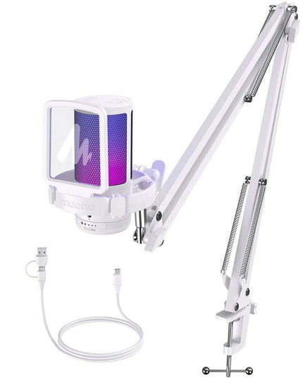 Gamerwave DGM20S Pro RGB USB Gaming Microphone - Customizable Lighting with Superior Audio Quality