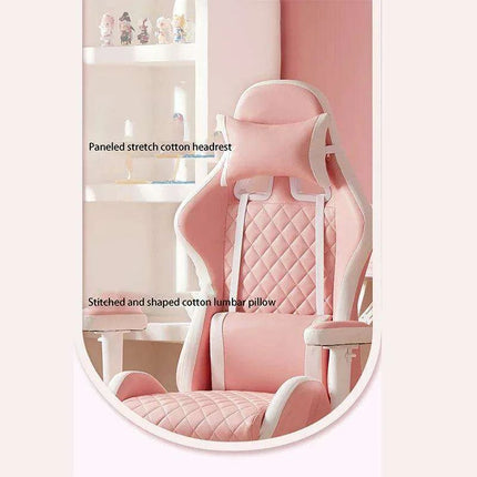 Diamond Leather Gaming Chair for Streamers and Gamers