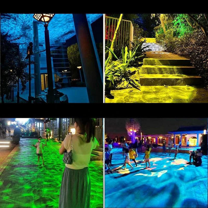 Water Wave Effect Projector - Outdoor Waterproof Ocean Wave Light