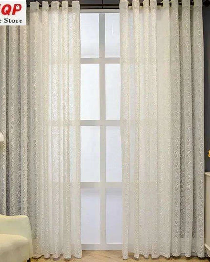 Luxurious Customizable White Tulle and Lace Window Treatments for Sophisticated Interiors