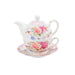 Elegant Porcelain Tea Set - Vintage Floral Charm