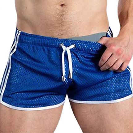Men's Quick-Dry Mesh Sport Shorts — Elastic Waist