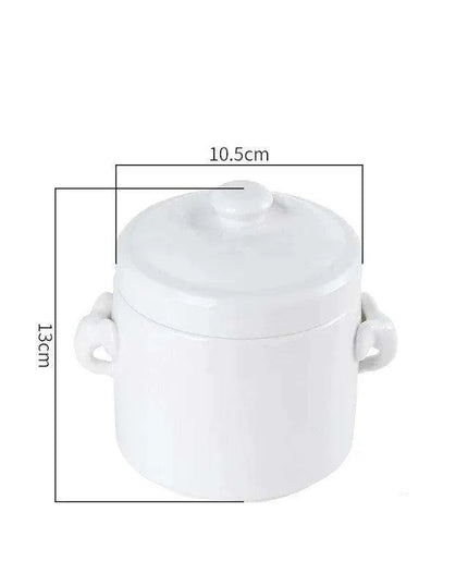 Innovative Double-Lid Ceramic Stew Pot for Flavorful Cooking and Easy Cleanup