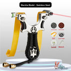 Stainless steel martha + laser 200 steel 400 mud 2 rubber bands