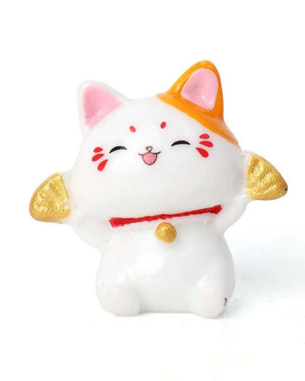 Lucky Cat Dashboard Charms - Maneki Neko Car Accessories for Good Fortune