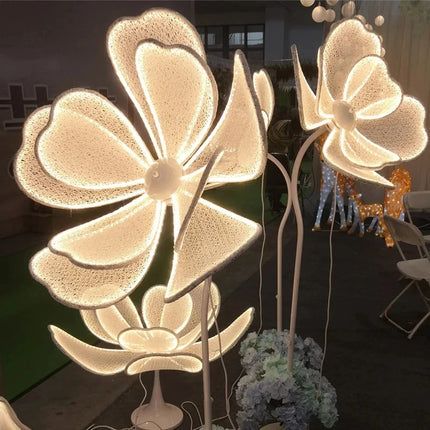LED decorative luminous peony flowers, wedding road guide, white silk decoration, for wedding party birthday home decoration led-decorative-luminous-peony-flowers-wedding-road-guide-white-silk-decoration-for-wedding-party-birthday-home-decoration-1