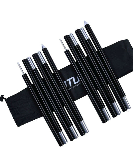 Adjustable Aluminum Tent Rods Set with Shock Cord System - Perfect Camping Gear