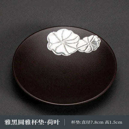 Serene Zen-Style Kung Fu Tea Coasters - Stylish Heat-Resistant Mats for Enhanced Beverage Experience