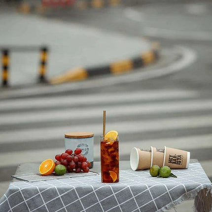 Elegant Transparent Glass Mugs - Essential Collection for Iced Beverages and More