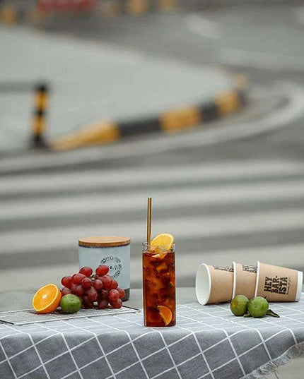 Elegant Transparent Glass Mugs - Essential Collection for Iced Beverages and More