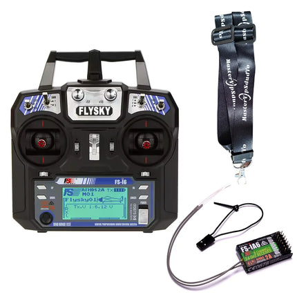 Flysky FS-i6 2.4G 6CH RC Transmitter with FS-iA6 Receiver for Drones