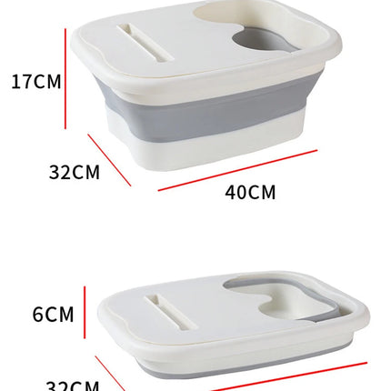 Foldable Footbath Spa Bucket with Acupoint Massage