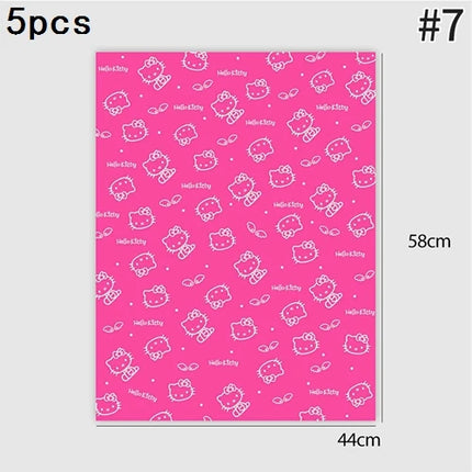 Gardenlife Store Hello Kitty Flower Bouquet Wrapping Paper & Ribbon Se