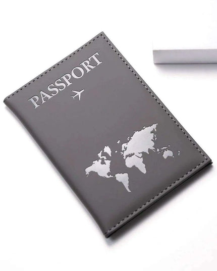 Stylish Genuine Leather RFID Passport Holder for Trendy Travelers