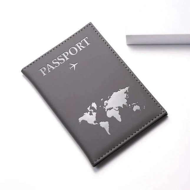Stylish Genuine Leather RFID Passport Holder for Trendy Travelers