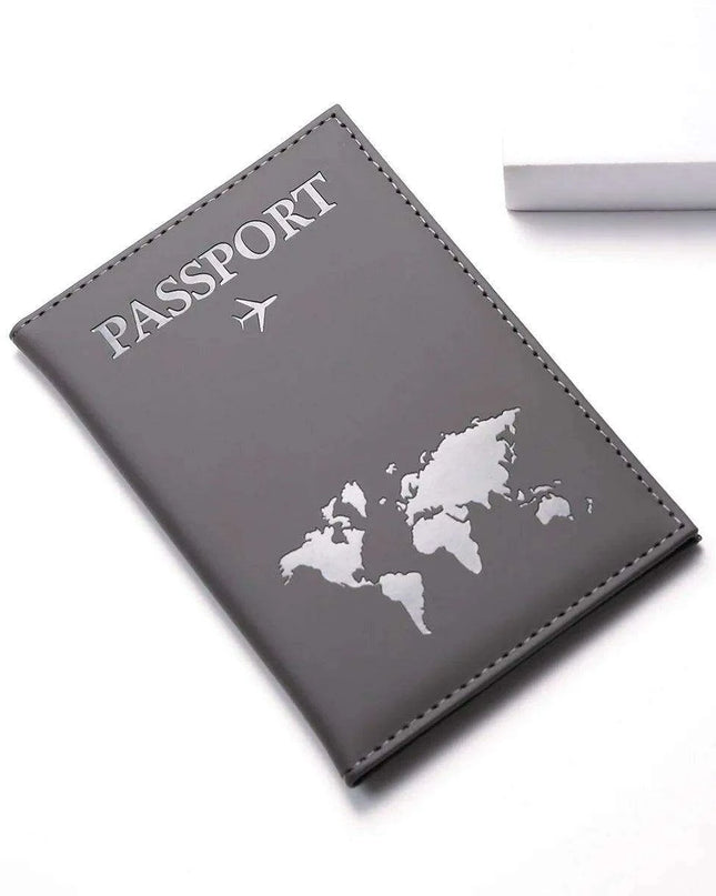Stylish Genuine Leather RFID Passport Holder for Trendy Travelers