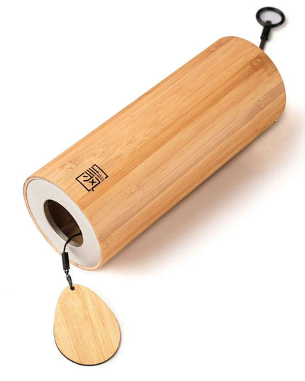 Tranquil Bamboo Wind Chimes - Handmade Outdoor Decor for Meditation and Serenity