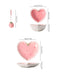 Strawberry Delight Dining Ensemble: Bowl, Spoon, and Plate Set