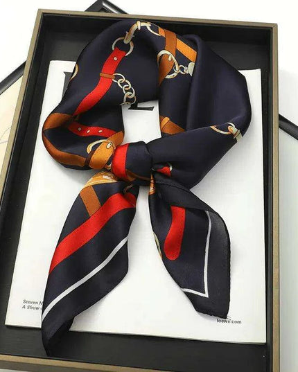 Chic Toddler Elegance: Luxurious 70x70cm Silk Scarf for Ages 6 Months to 4 Years