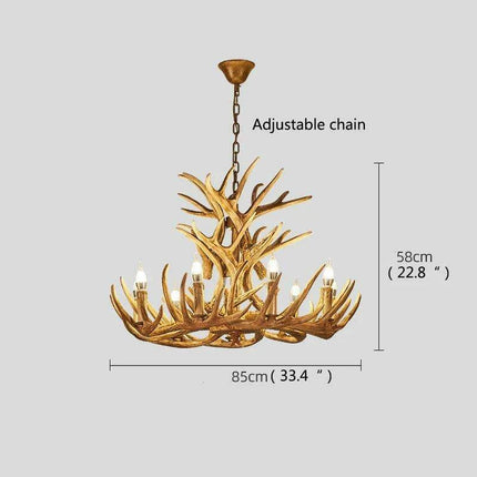 OUTELA Elegant Nordic LED Chandelier for Stylish Dining and Hallway Lighting