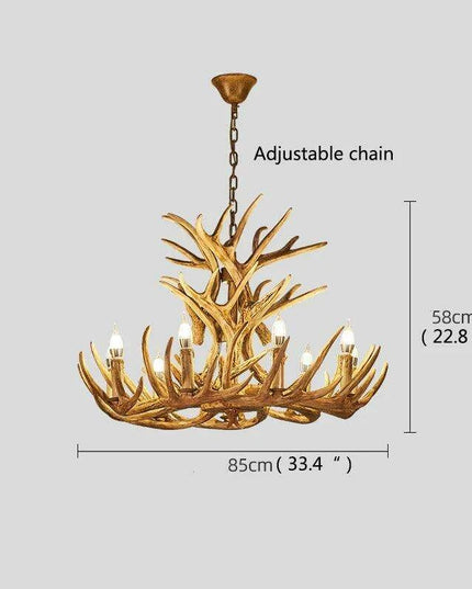 OUTELA Elegant Nordic LED Chandelier for Stylish Dining and Hallway Lighting