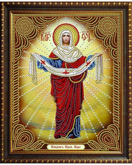 Divine Theotokos Vladimirskaya Diamond Painting Experience Kit