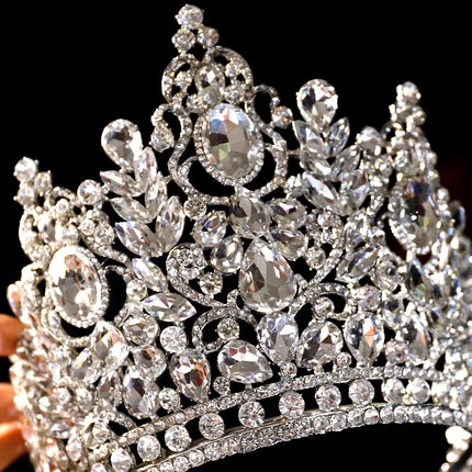 Luxury Rhinestone Tiara Crown – Bridal & Prom Hair Accessory