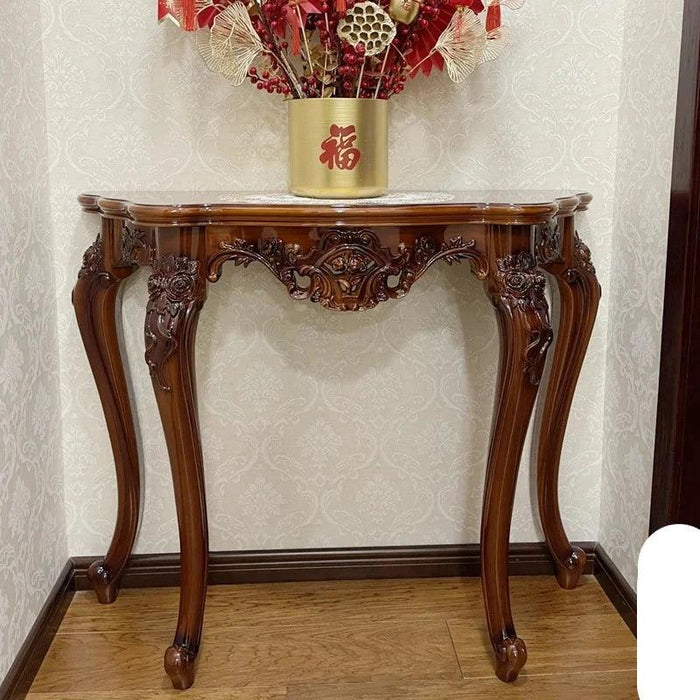 Retro Elegance Console Table - Vintage Side Table for Stylish Home Decor