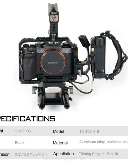 TILTA Sony a7 Series Complete Camera Cage Bundle with Quick Release Handle and Armor Protection